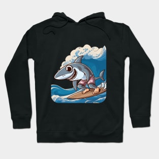 shark surfer Hoodie